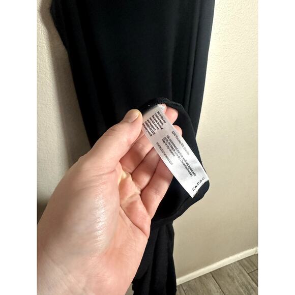 Eileen Fisher Black Tank Maxi Cotton Blend Dress Size Extra Large - Picture 4 of 6